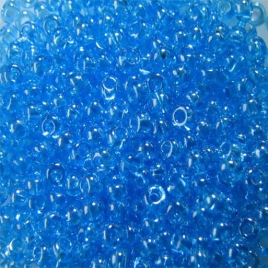 66010 Бисер Preciosa прозрачный глазурь небесно-голубой