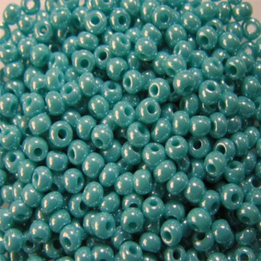 68130/8 ( закончился) Бисер Preciosa бирюзовый, перламутровый