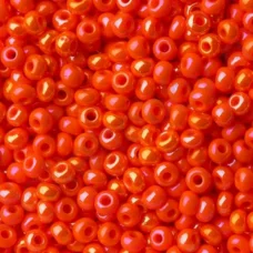 94140 Бисер Preciosa керамика радужный оранжевый