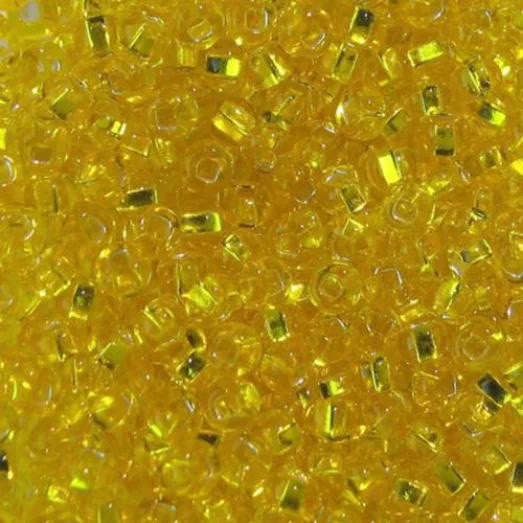 87010/6 Бисер Preciosa Прозрачный лимонный огонек