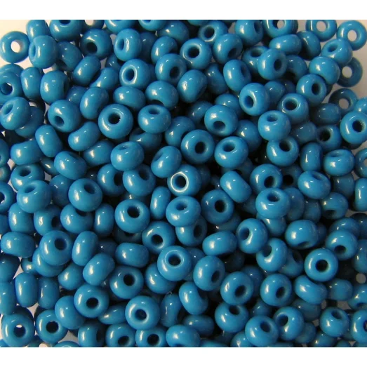 33220 Бисер не прозрачный натуральный серо-синий