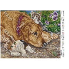 МИКА-0799 (А3) Нянька. Схема для вышивки бисером