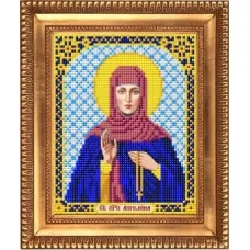 И-5156 Святая Преподобная Ангелина. Схема для вышивки бисером Благовест