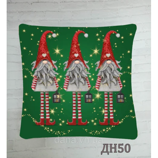 ДАНА-ДП50 Подушка декоративная для вышивки бисером (комплект)