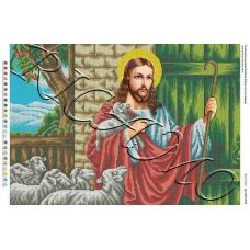 А2Р_070 БКР-2033 Иисус стучит в двери. Схема для вышивки ТМ Virena