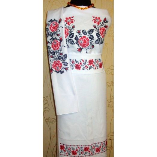ПЖ-033 Заготовка платья для вышивки ТМ Красуня