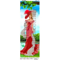 ЮМА-П32 Леди мечта. Схема для вышивки бисером