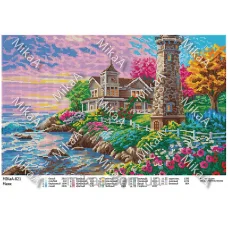 МИКА-0821 (А3) Маяк. Схема для вышивки бисером