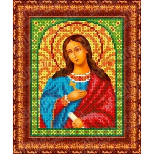 КБИ-5007 Св. Муч. Марина. Схема для вышивки бисером. Каролинка ТМ