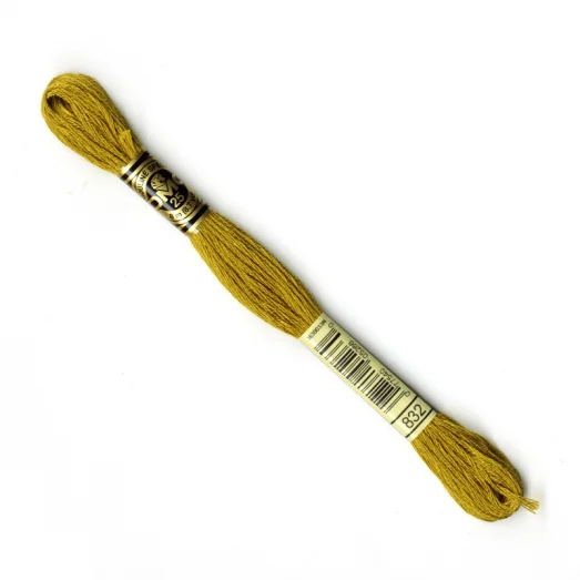 DMC-832 Мулине для вышивки ДМС арт 117. Франция