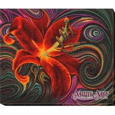 АВ-558 Чудесная лилия. Набор для вышивки бисером. Абрис Арт