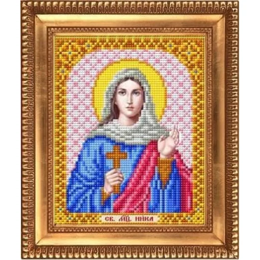 И-5200 Святая Мученица Ника. Схема для вышивки бисером Благовест
