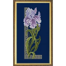 К-3062 Ирисы Диптих 2. Благовест. Схема для вышивки бисером Благовест