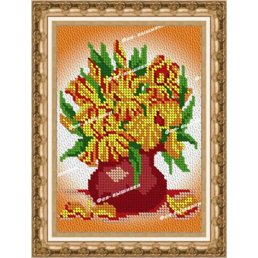 КР-035 Ирисы. Схема для вышивки бисером. ТМ Фея Вышивки 