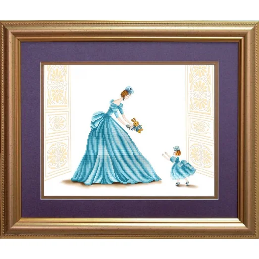 К-3031 Маленькая принцесса. Схема для вышивки бисером Благовест