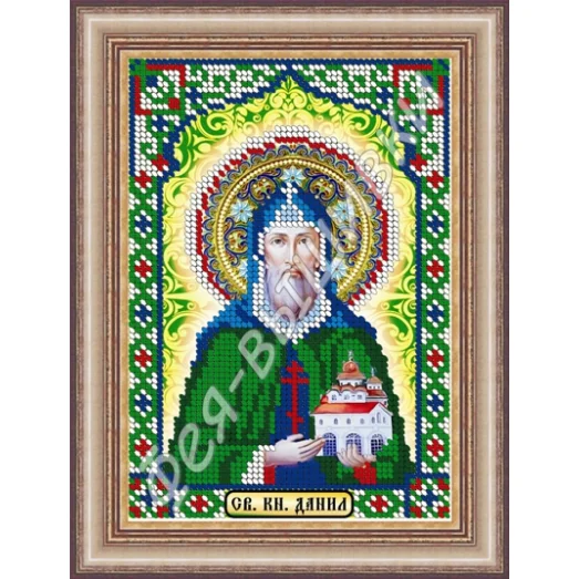 КС-036 Св. Данил. Схема для вышивки бисером. ТМ Фея Вышивки 