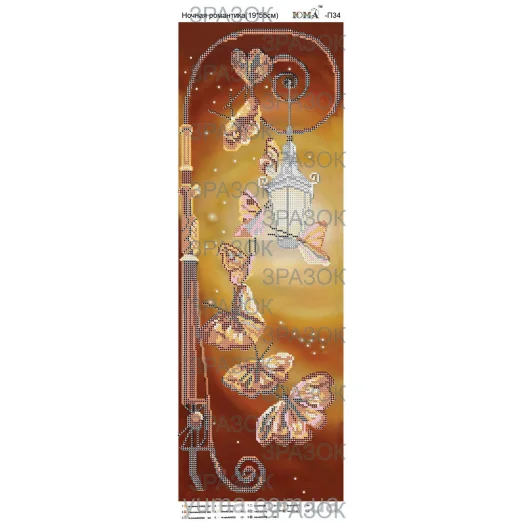 ЮМА-П34 Ночная романтика. Схема для вышивки бисером