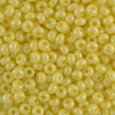 63181 Бисер Preciosa нежно-жёлтый непрозрачный