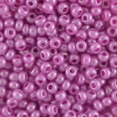 17796 Бисер сиреневый окрашенный алебастр  Preciosa