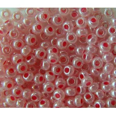 37398 Бисер непрозрачный, розовый, жемчужный алебастр