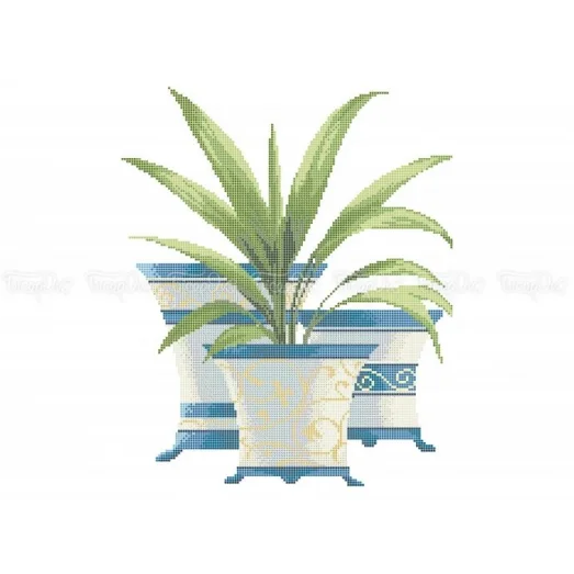 ЧВ-5317 Цветок Юка. Схема для вышивки бисером. Бисерок