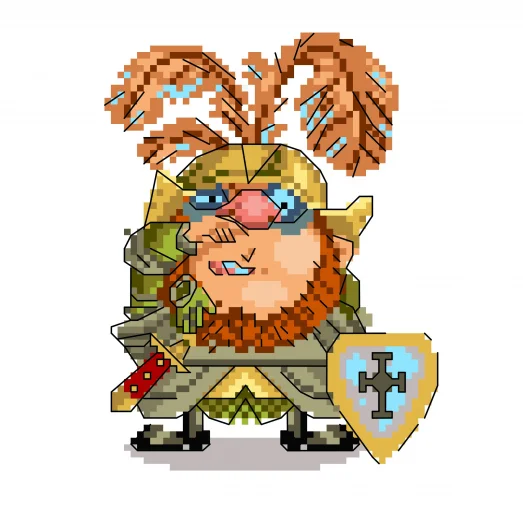 6134/СК Львиное сердце. Набор с нитками. Матренин посад