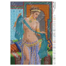 МИКА-0868 (А3) Наложница. Схема для вышивки бисером