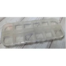 ОРГ-017 Органайзер для бисера и мелкой галантереи на 12 ячеек