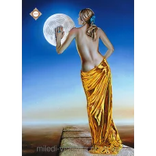 СЛ-3227 Лунное прикосновение. Схема для вышивки бисером ТМ Миледи