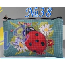 КПК-038 (кожзам,цвет) Кошелек пошитый под вышивку. ТМ Красуня