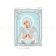 ЧВ-1511 МБ Семистрельная (серебро). Схема для для вышивки бисером Бисерок