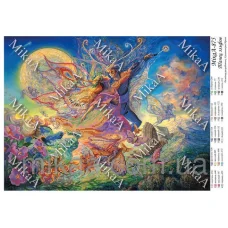 МИКА-0875 (А3) Танец эльфов. Схема для вышивки бисером