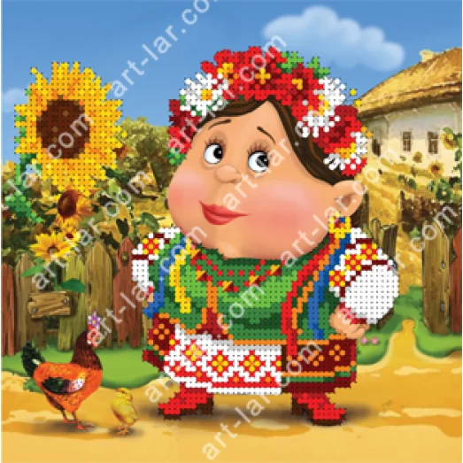 БИС-3916 Славная хозяйка. Схема для вышивки бисером Арт Лар