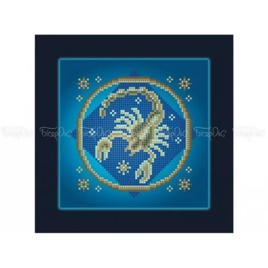 ЧВ-3366 Скорпион. Схема для вышивки бисером. Бисерок