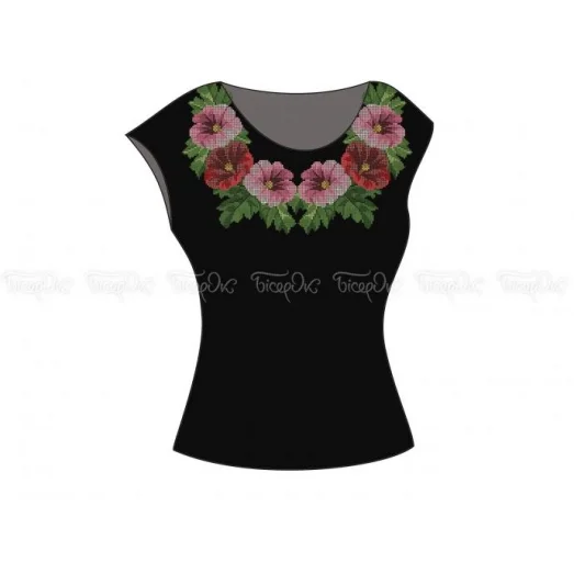 ББР-56 Заготовка для блузы без рукавов для вышивки. Бисерок