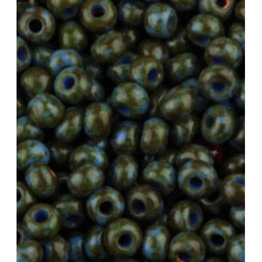 39940 Бисер Preciosa синий травертин