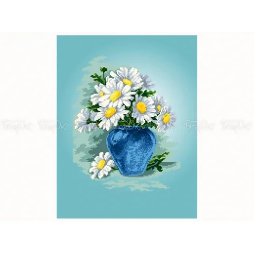30-357(30*40) Ромашки. Схема для вышивки бисером Бисерок