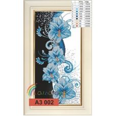 КЛВ-002 Голубые лилии. Схема для вышивки бисером Кольорова