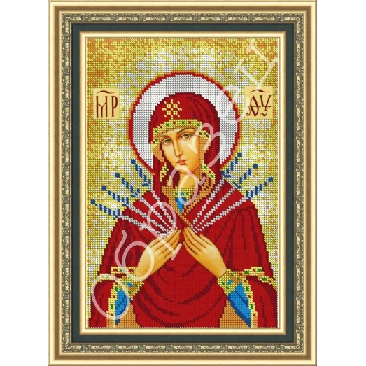 АП-003 Семистрельная. Схема для вышивки бисером. ТМ Фея Вышивки