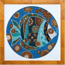 Б-746 Красочная рыбка. Набор для вышивки бисером Чаривна Мить