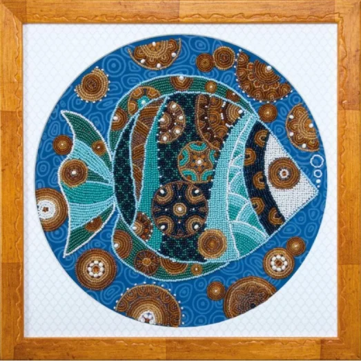 Б-746 Красочная рыбка. Набор для вышивки бисером Чаривна Мить