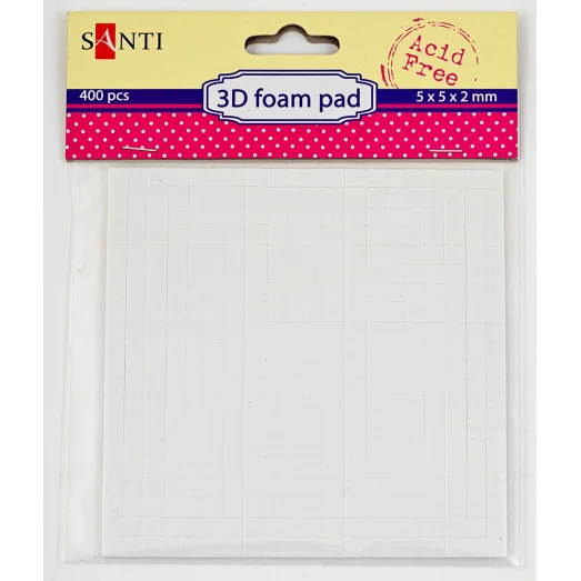 SANTI-952707 Двусторонние клеевые квадратики, 5*5 см (закончились)