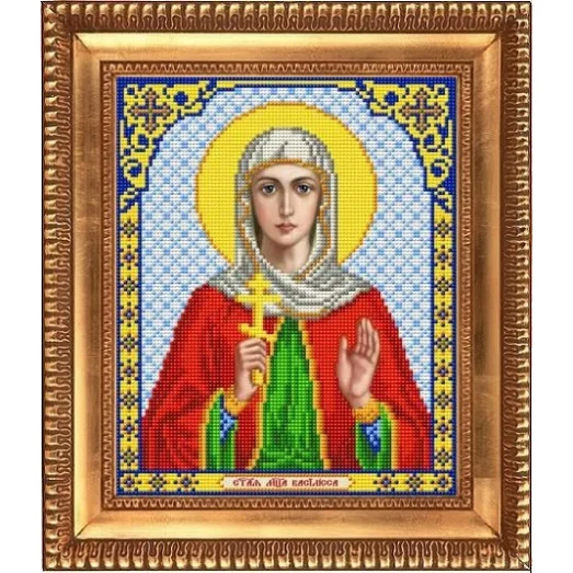 И-4102 Святая Мученица Василисса. Схема для вышивки бисером Благовест