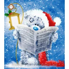 СЛ-4102 Christmas songs. Схема для вышивки бисером ТМ Миледи