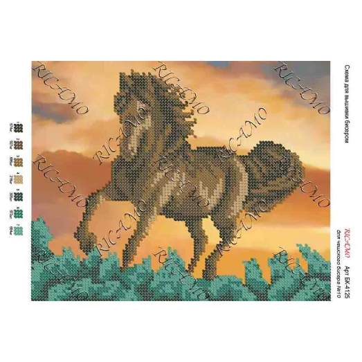 А4Н_323 БК-4125 Схема для вышивки бисером ТМ Virena