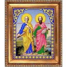 И-4085 Святые Апостолы Петр и Павел. Схема для вышивки бисером Благовест