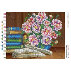 А4Н_325 БК-4140 Букет. Схема для вышивки бисером ТМ Virena 