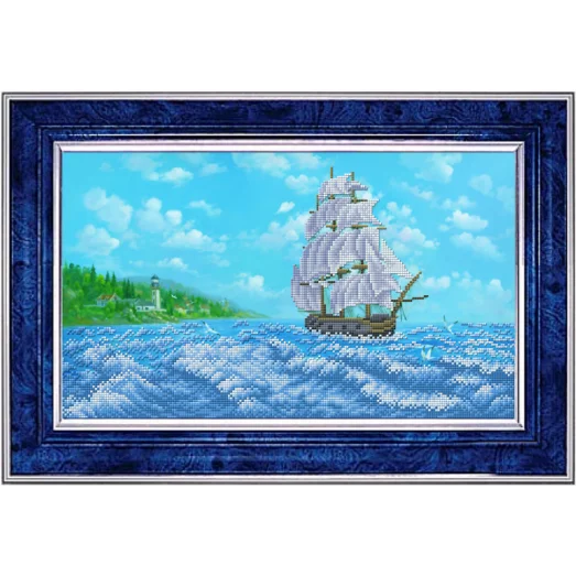 К-3032 У райских берегов. Схема для вышивки бисером Благовест