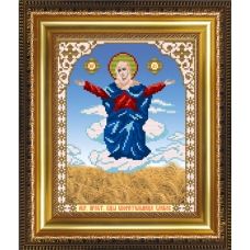 VIA-4216 Образ Пресвятой Богородицы Спорительница Хлебов. Схема для вышивки бисером. АртСоло