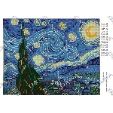 ДАНА-3278 Звездная ночь Ван Гог. Схема для вышивки бисером